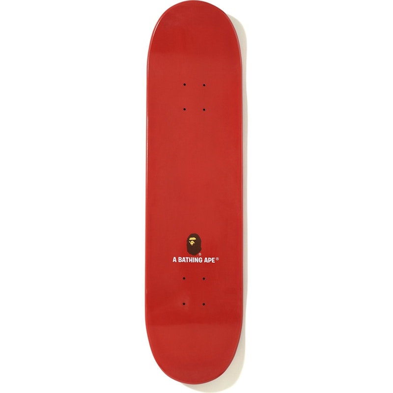 BAPE Color Camo Skateboard Red