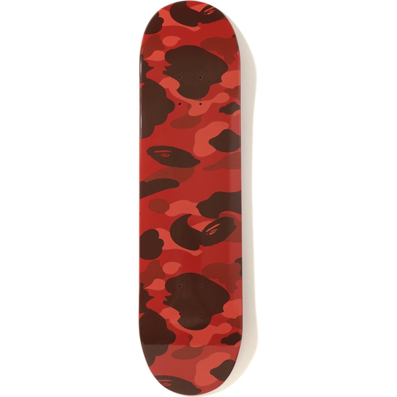 BAPE Color Camo Skateboard Red