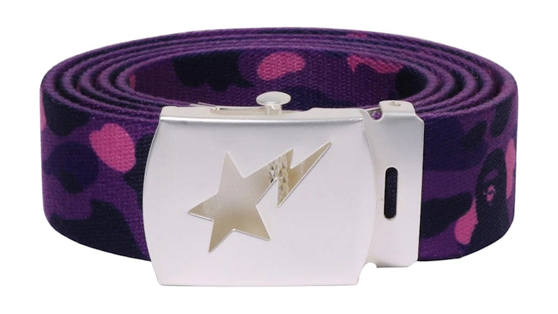BAPE Color Camo Sta Gi Belt Purple