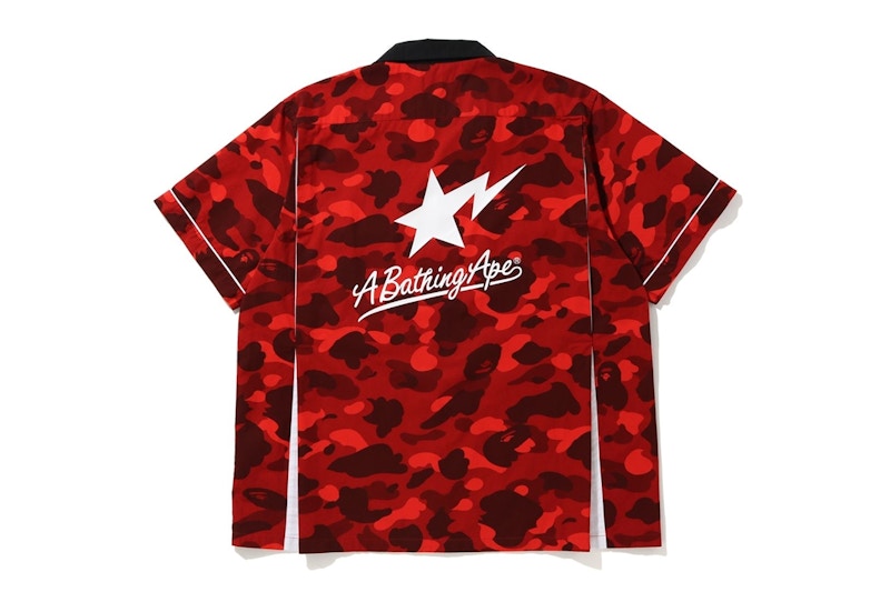 BAPE Color Camo Sta S/S Shirt Red