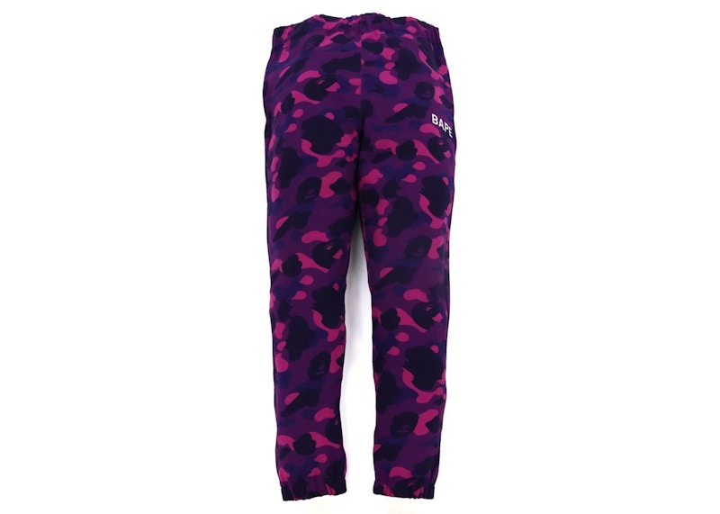 BAPE Color Camo Sweat Pants (FW21) Purple
