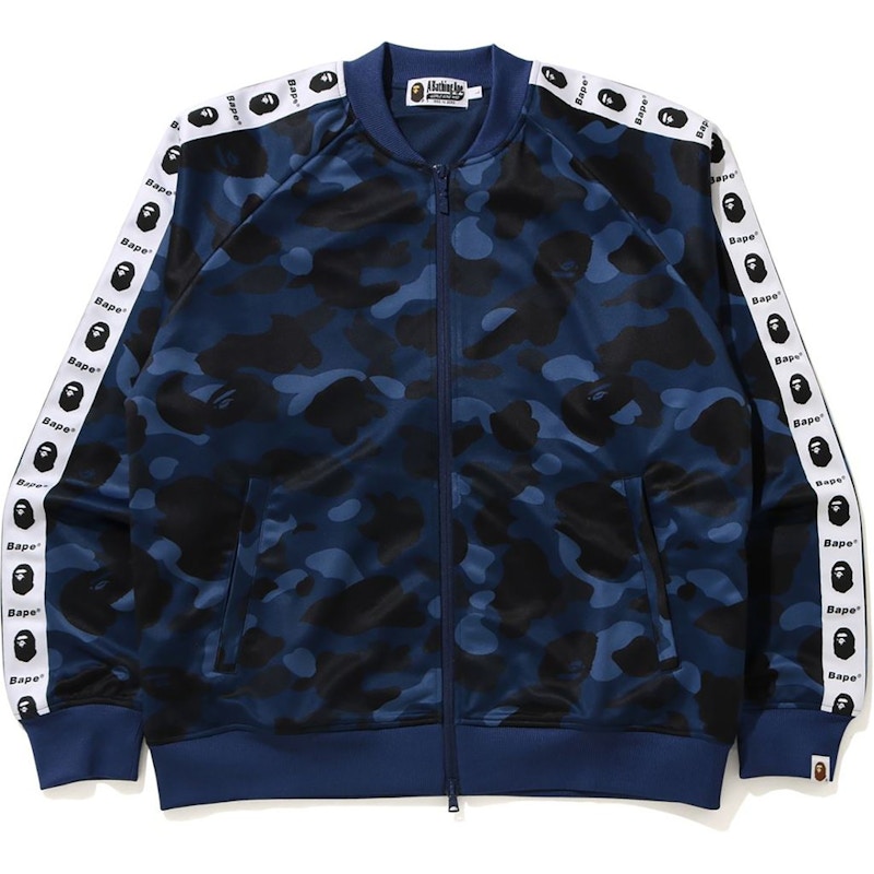 BAPE Color Camo Tape Jersey Top Blue