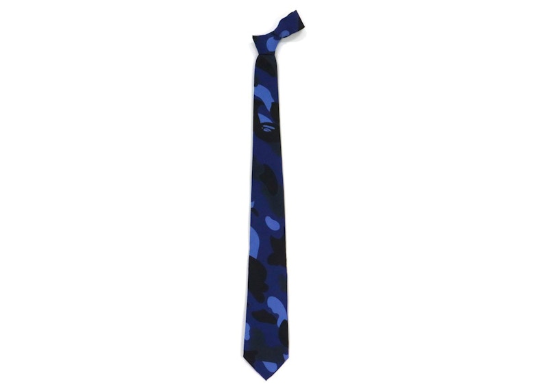 BAPE Color Camo Tie Navy