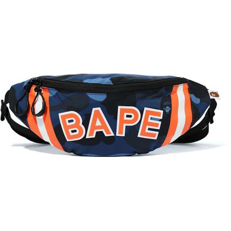 BAPE Color Camo Waist Bag (SS20) Navy