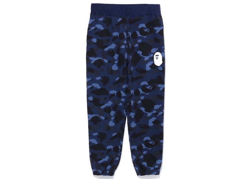 BAPE Color Camo Wide Fit Sweat Pants Navy