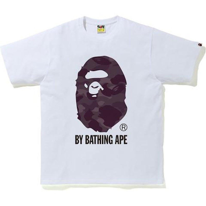 BAPE Color Camo by Bathing Ape Tee White/Burgundy