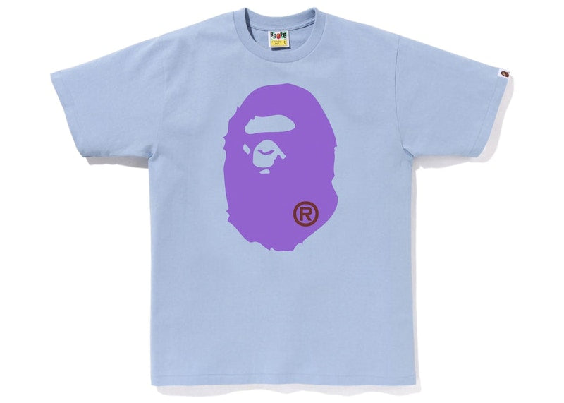 BAPE Colors Big Ape Head Tee (SS23) Sax