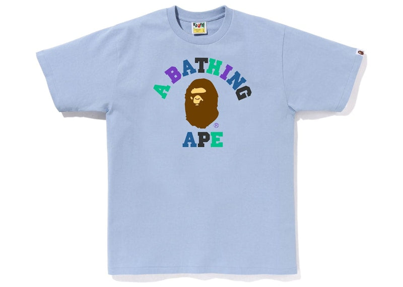 BAPE Colors College Tee (SS23) Sax
