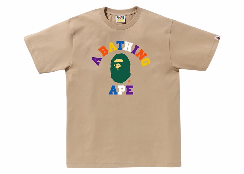 BAPE Colors College Tee (SS24) Beige