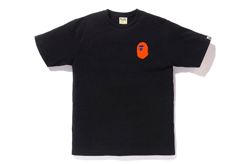 BAPE Colors Multi Logo Tee Black