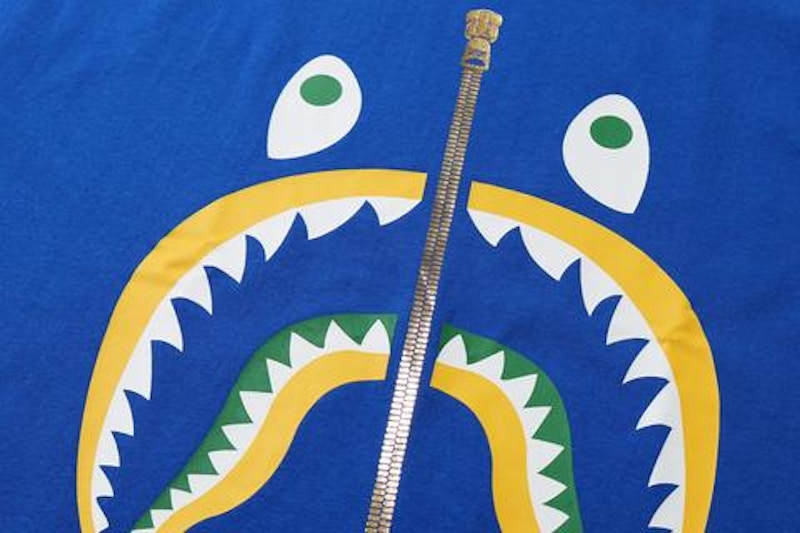 BAPE Colors Shark T-shirt Blue/Yellow