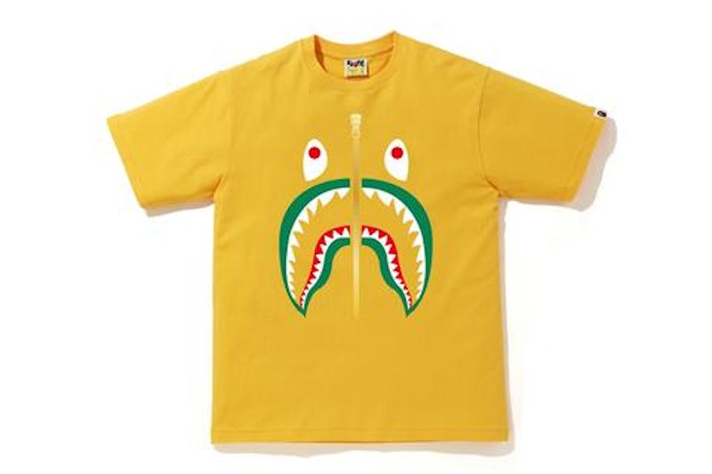BAPE Colors Shark T-shirt Yellow/Blue