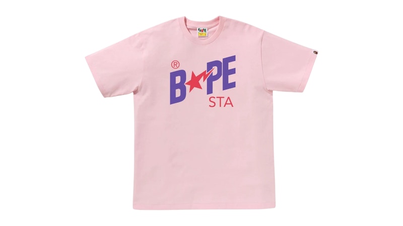 BAPE Colors Sta Tee Tee Pink