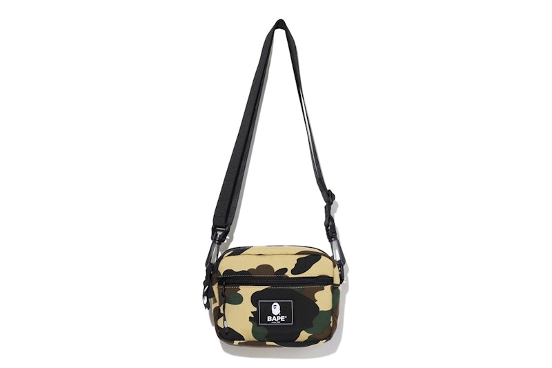 BAPE Cordura 1st Camo Mini Shoulder Bag Yellow