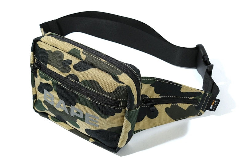 BAPE Cordura 1st Camo Waist Bag Yellow