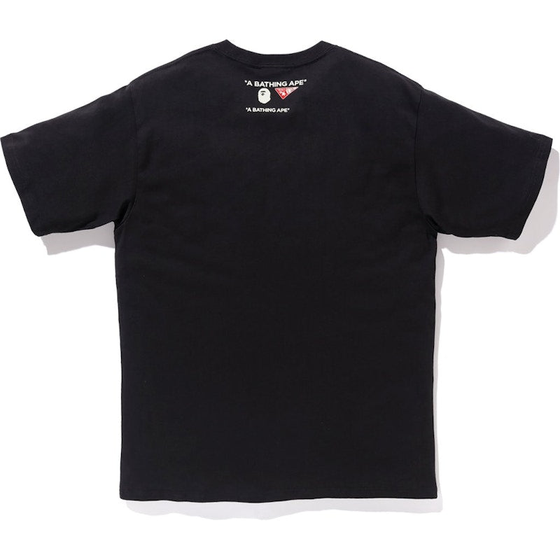 BAPE Crazy Patch Tee Black