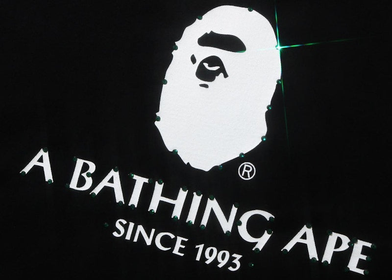 BAPE Crystal Stone A Bathing Ape Relaxed Tee Black