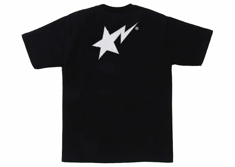 BAPE Crystal Stone Bape Sta Logo Tee Black