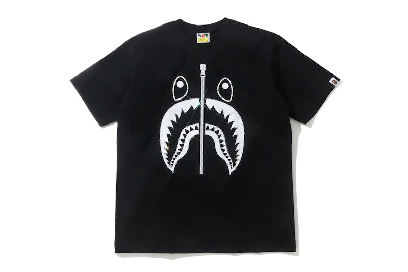 BAPE Crystal Stone Shark T-shirt Black