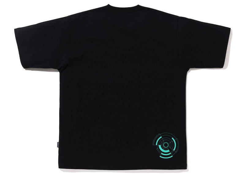BAPE Cyber Bathing Ape Relaxed Fit Tee Black