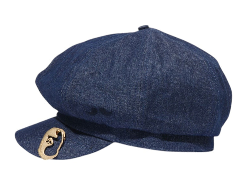 BAPE Denim Newsboy Hat Blue