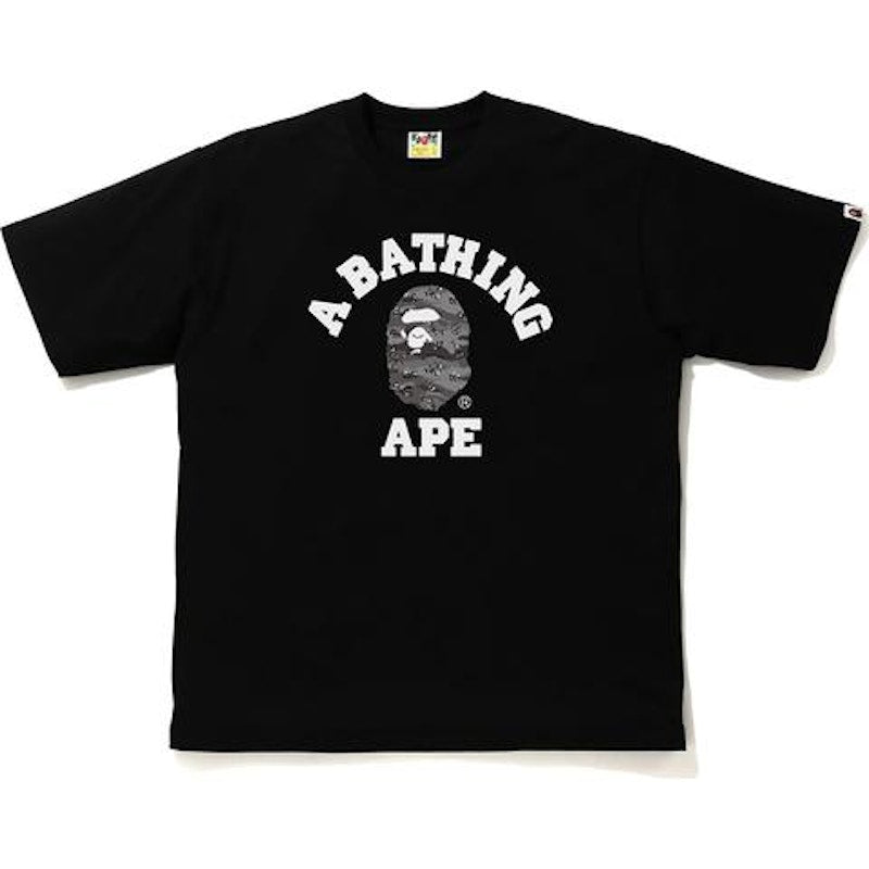 BAPE Desert Camo College Relaxed Tee Black/Black