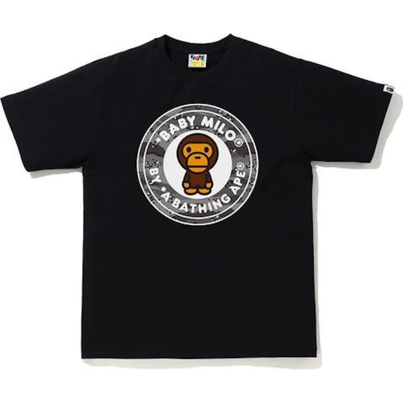 BAPE Desert Camo Milo Busy Works Tee Black/Black