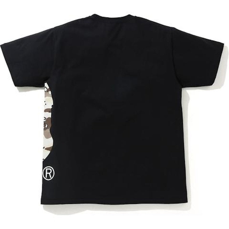 BAPE Desert Camo Side Big Ape Head Tee Black/Beige