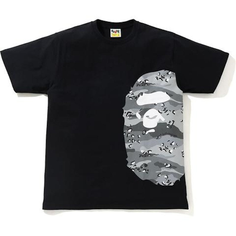BAPE Desert Camo Side Big Ape Head Tee Black/Black