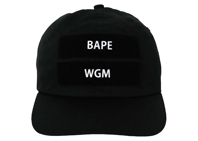 BAPE Detachable Shark Patch Panel Cap Black