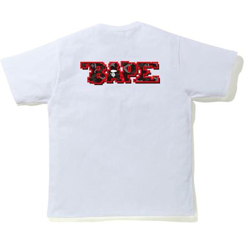 BAPE Digital Camo Tee White/Black