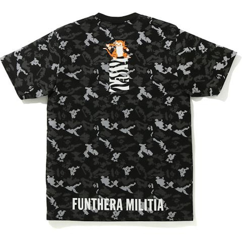 BAPE Digital Camo Tiger Tee Black