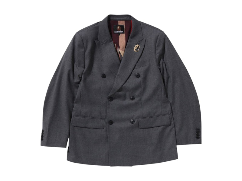 BAPE Double Breast Blazer Black