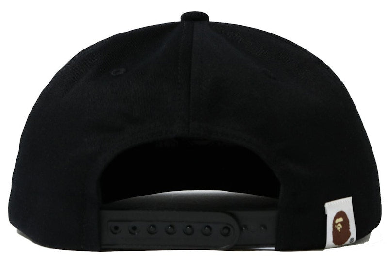 BAPE Double Visor Milo Snapback Cap Black