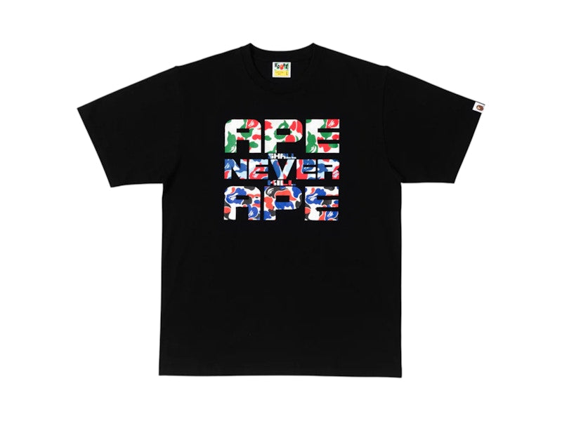 BAPE EU Camo Asnka Tee (FW25) Black