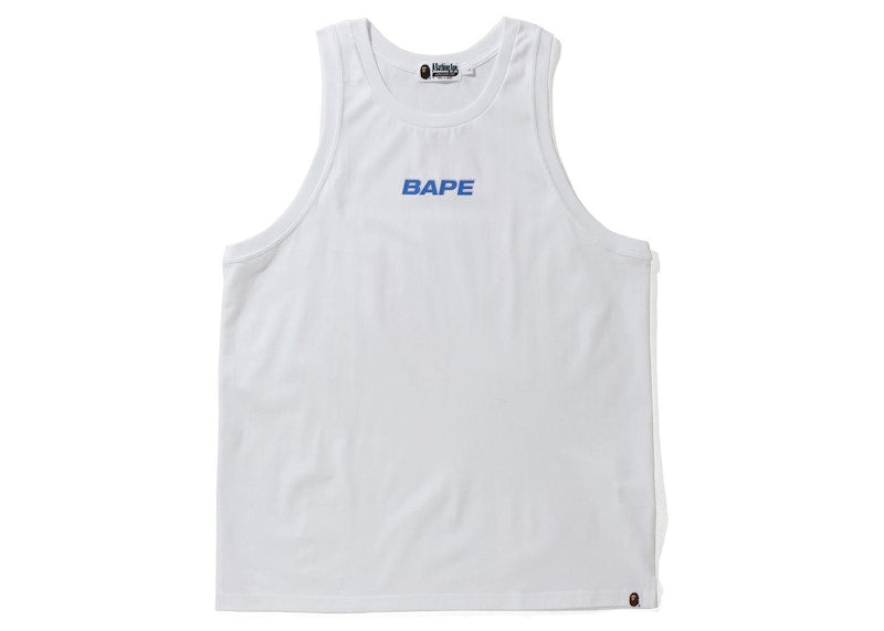BAPE Electro Neon Tank Top White