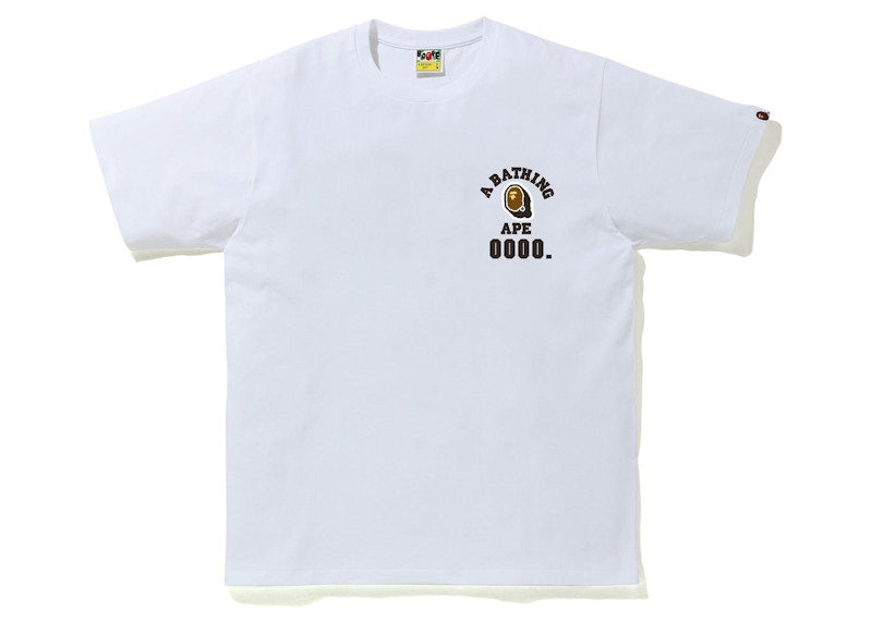 BAPE Emblem Tee White