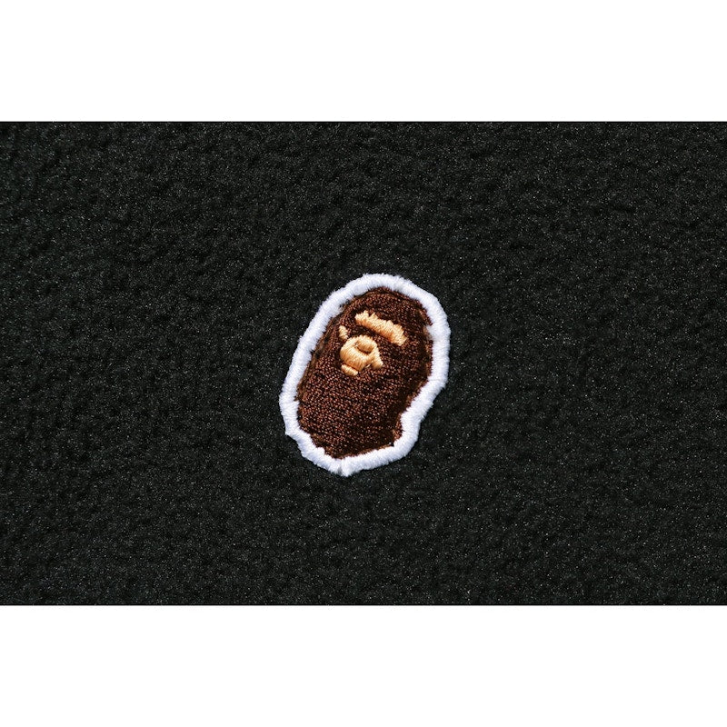 BAPE Fleece One Point Crewneck Black