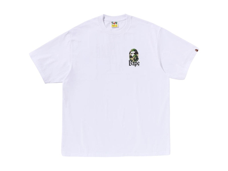 BAPE Flora Ape Head Relaxed Fit Tee White