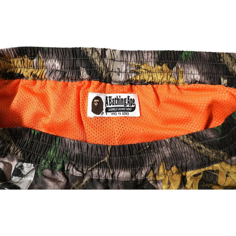 BAPE Forest Camo Track Shorts Beige