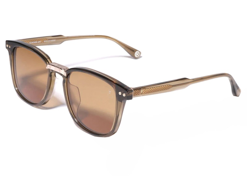 BAPE Frame 30 Sunglasses Brown