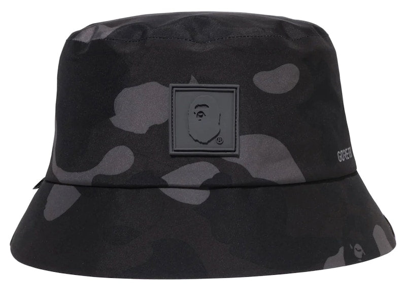 BAPE GORE-TEX Color Camo Bucket Hat Black