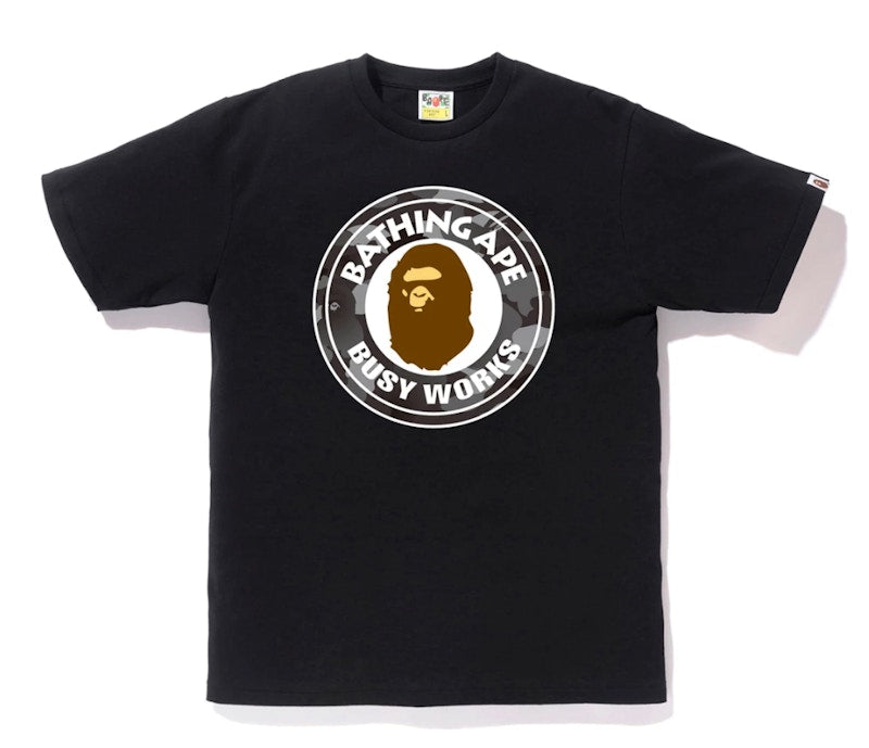BAPE Gradation Camo Busy Works Tee Black/Black