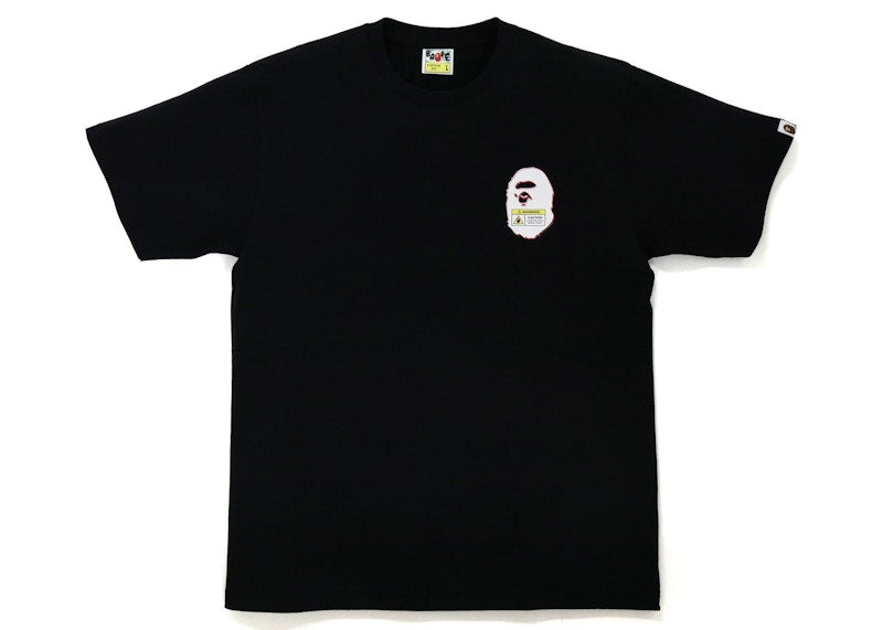 BAPE General Splay Tee Black