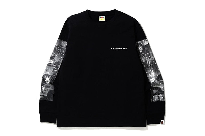 BAPE Ghost L/S Tee Black
