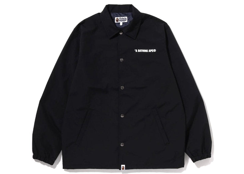 BAPE Giant Ape Head Coach Jacket Black