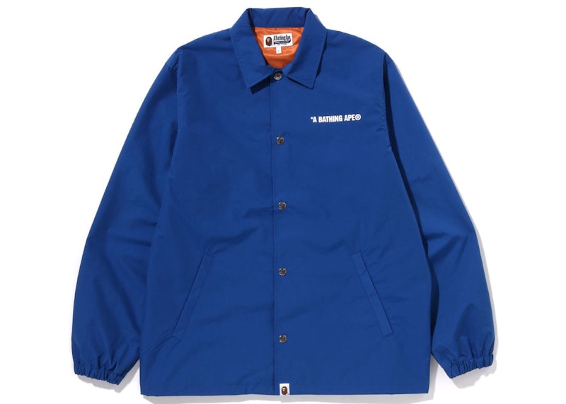 BAPE Giant Ape Head Coach Jacket Blue