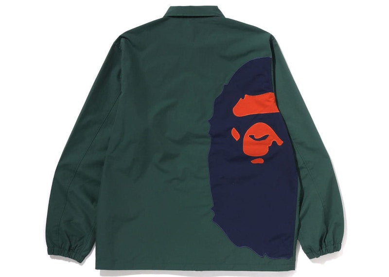 BAPE Giant Ape Head Coach Jacket Green
