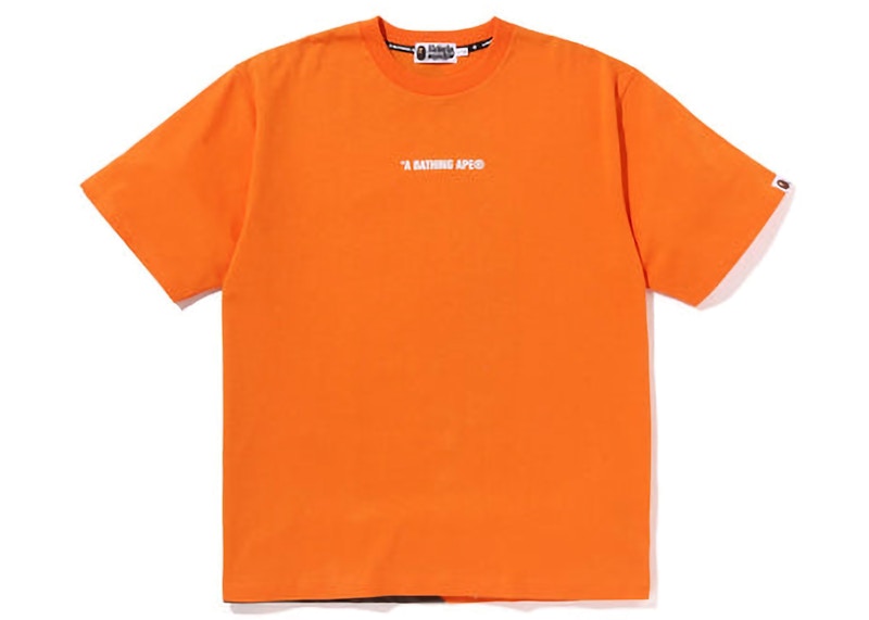 BAPE Giant Ape Head Relaxed Fit Tee Orange