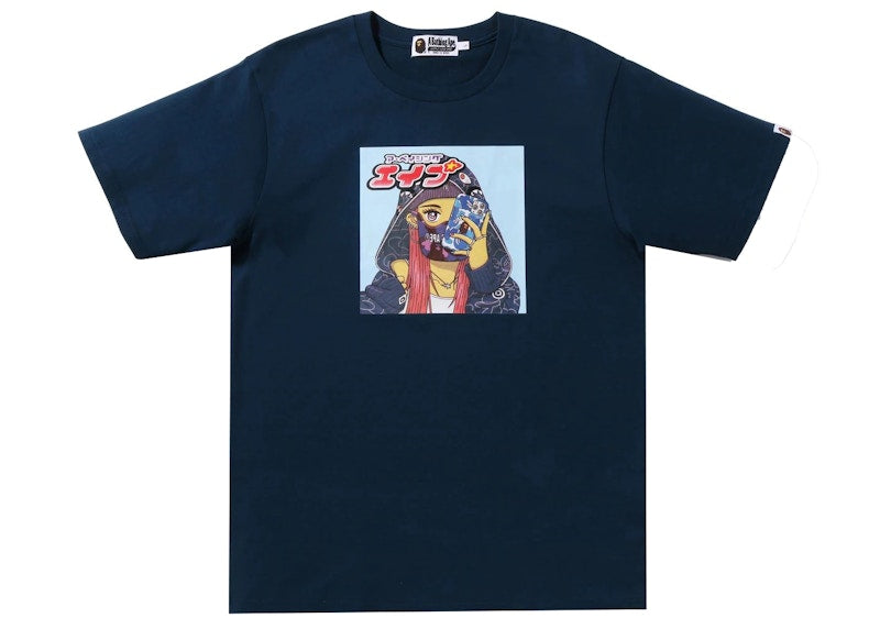 BAPE Girl Tee Navy